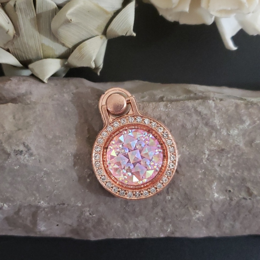 SALE⚡ROSE GOLD  PINK GEMS PHONE/TABLET HOLDER